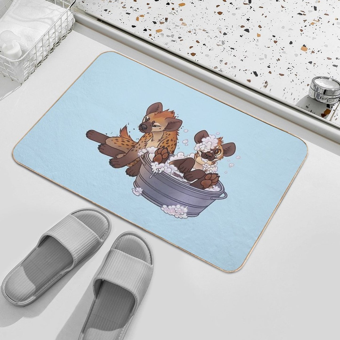 Wash Your Yeens! Fade-Resistant Bath Mat