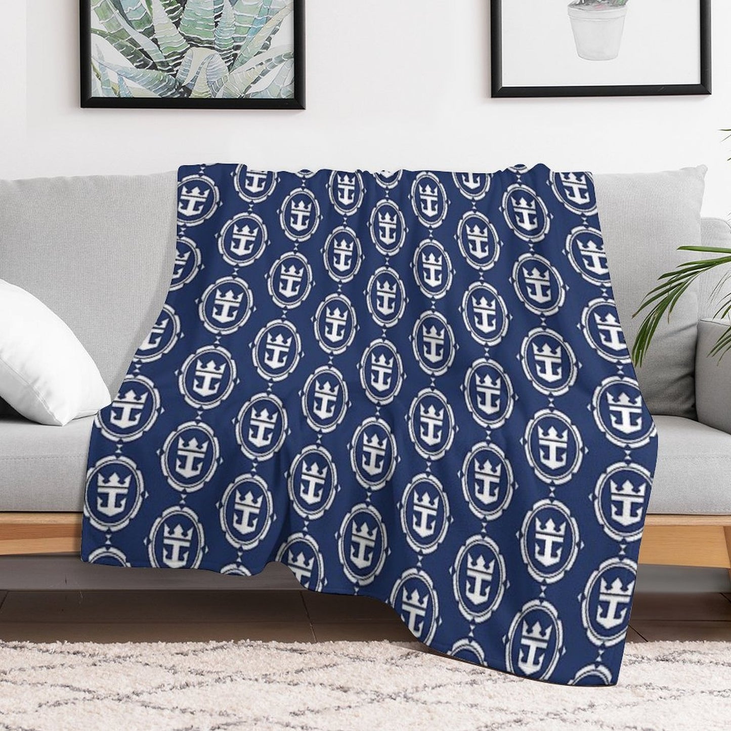 Royal Caribbean Plush Throw Blanket