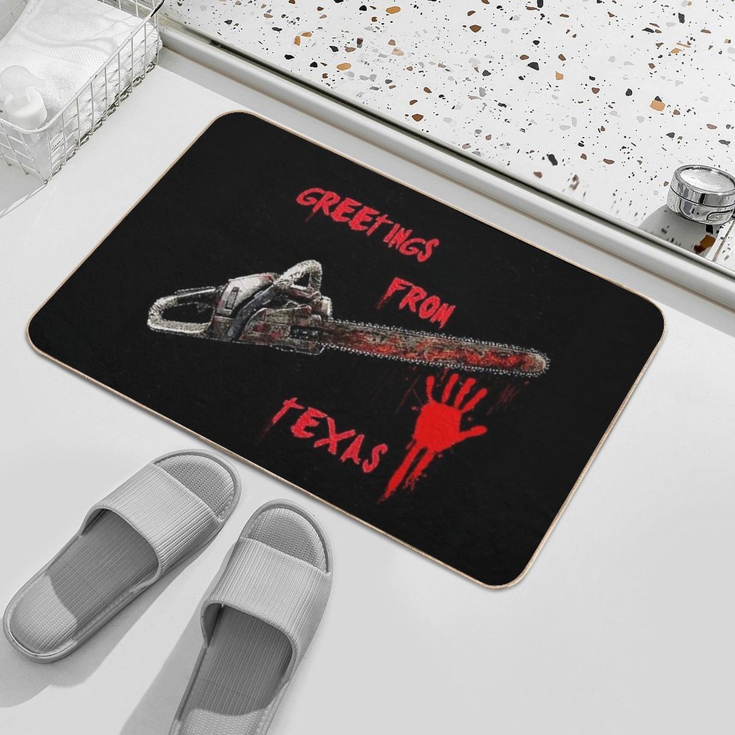 Greetings from Texas Versatile Bath Mat