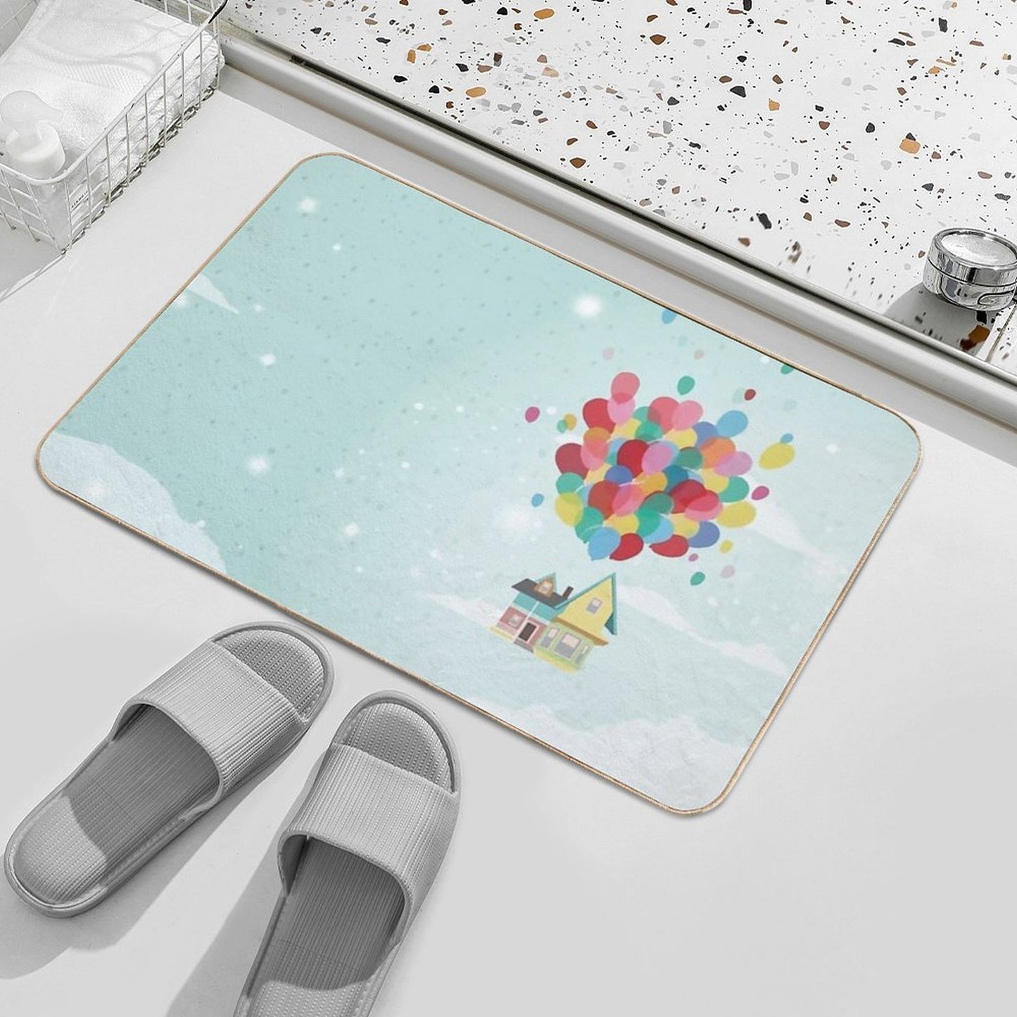 Adventure Is Out There Long-Lasting Bath Mat