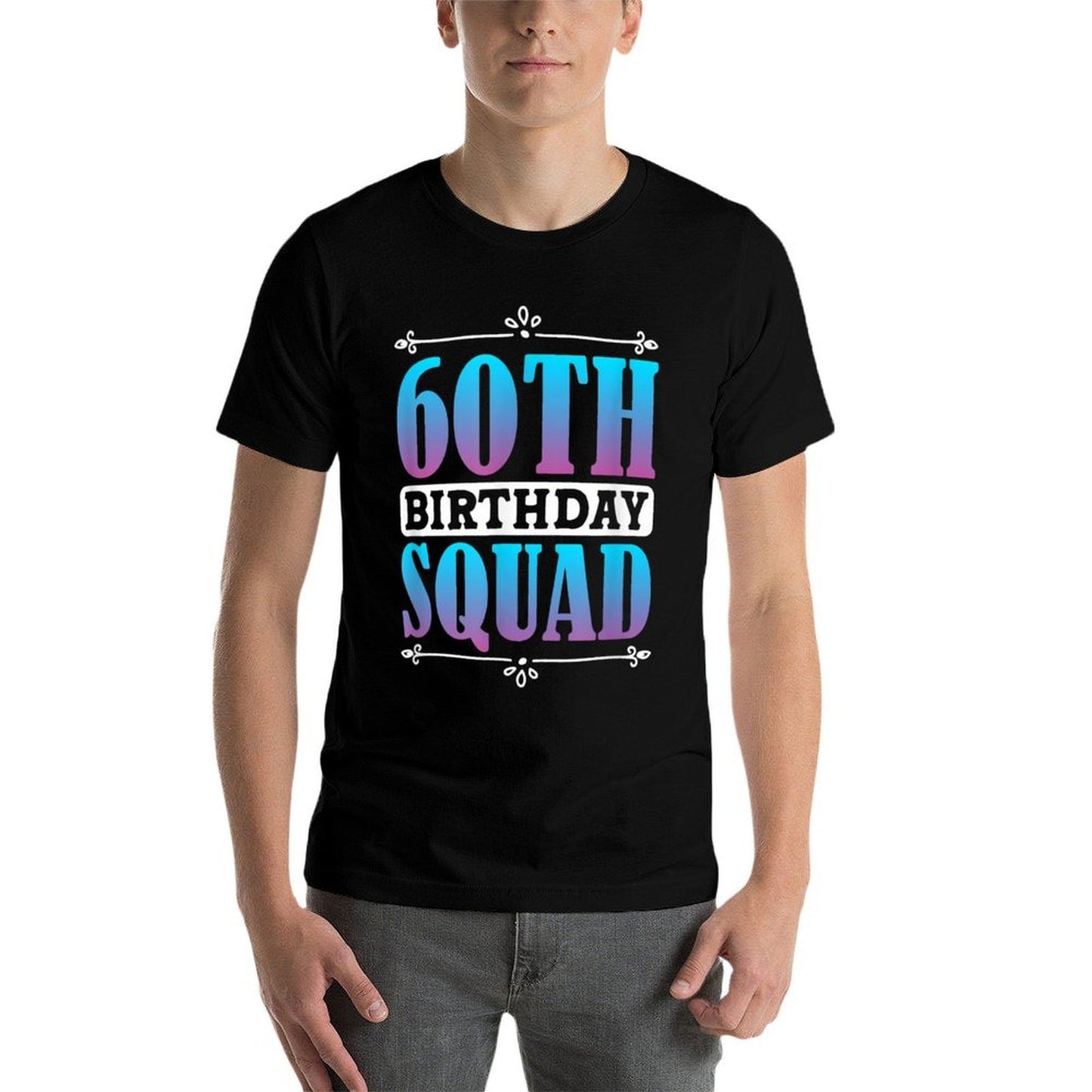 60th Birthday Squad Easy-care T-Shirt