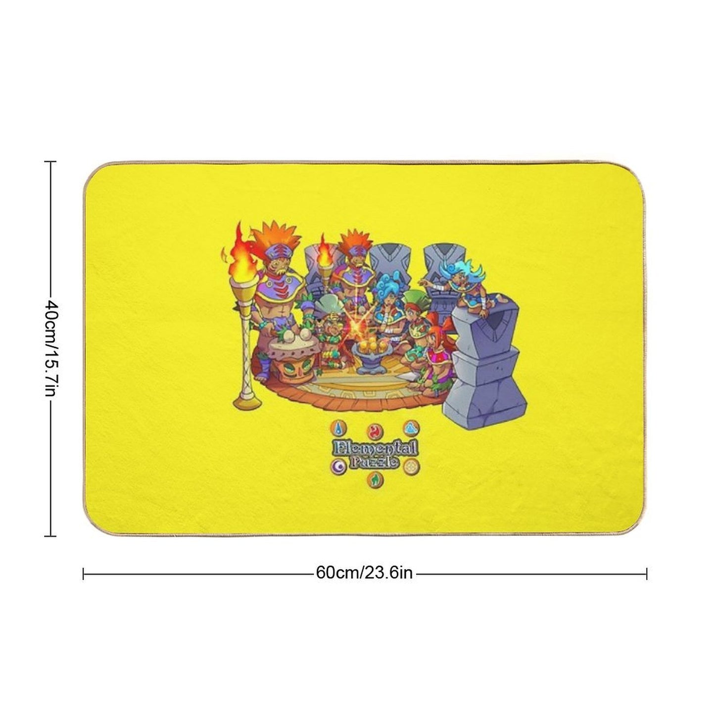 The Power of Shamanic Globes! Non-Slip Bath Mat