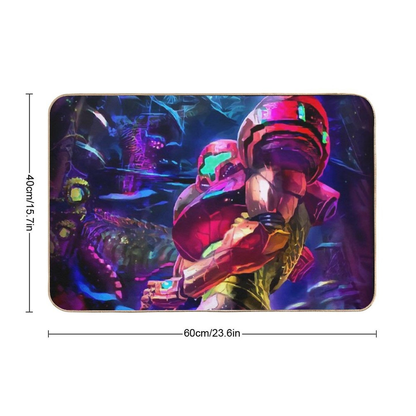 Samus Aran Metroid Long-Lasting Bath Mat