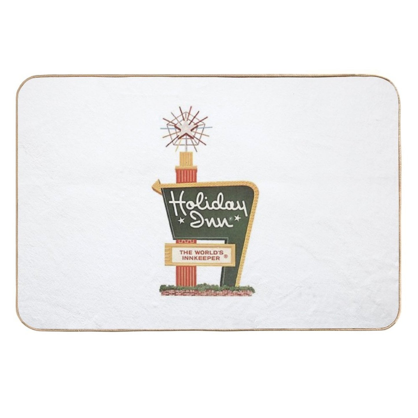 Iconic Holiday Inn Sign Toxin-Free Bath Mat
