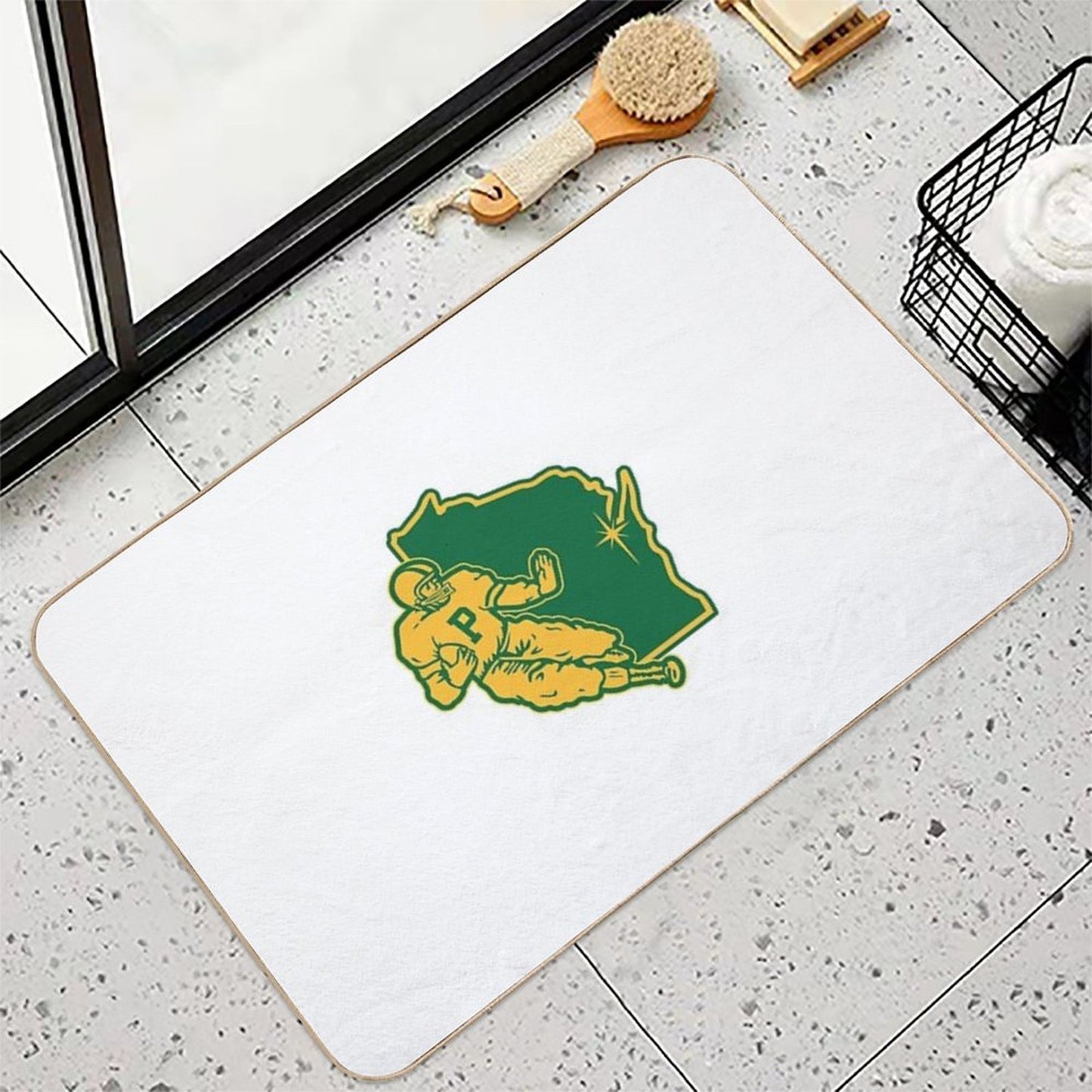 PACKER BACKER Easy To Clean Bath Mat