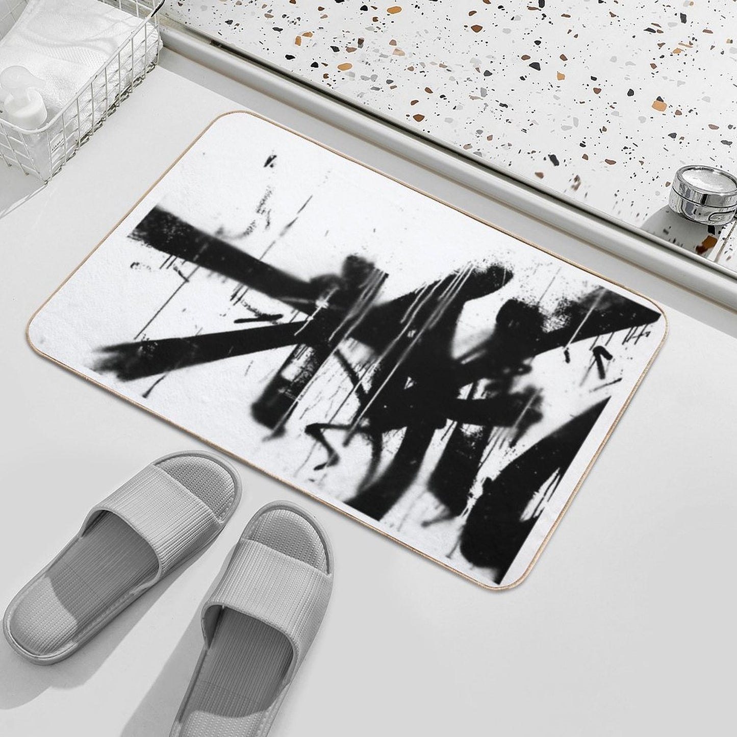 Abstract Graffiti - 1 Anti-Trip Bath Mat