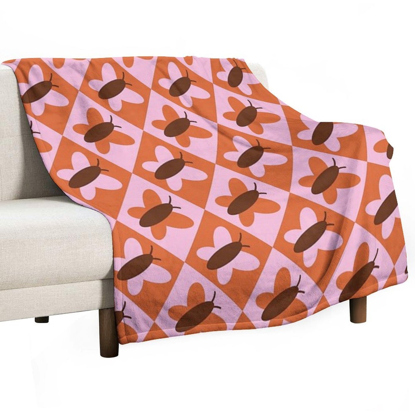 Fluttershy's Bedspread Eco-conscious Throw Blanket