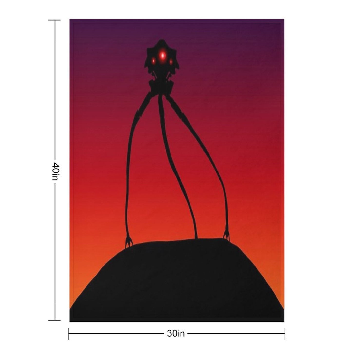 Tripod All-season Throw Blanket