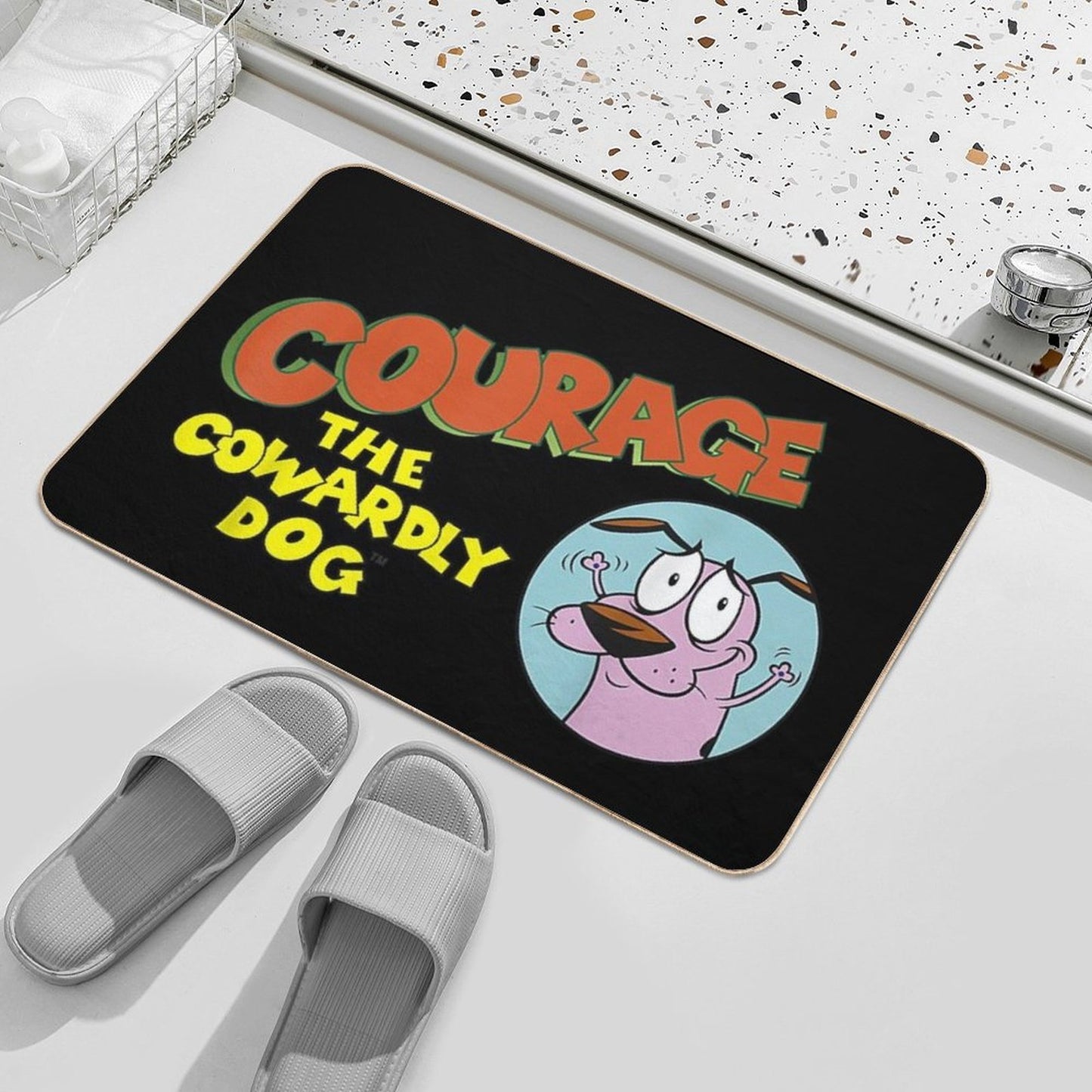 Title Logo Odorless Bath Mat