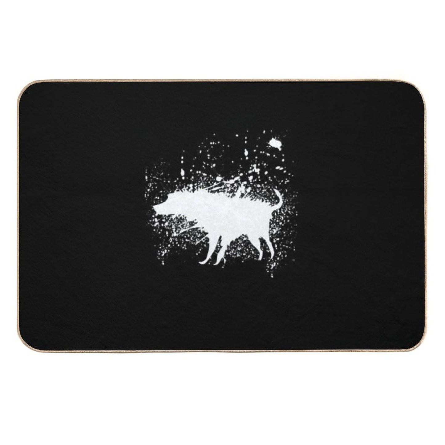 Banksy Splash Dog Versatile Bath Mat