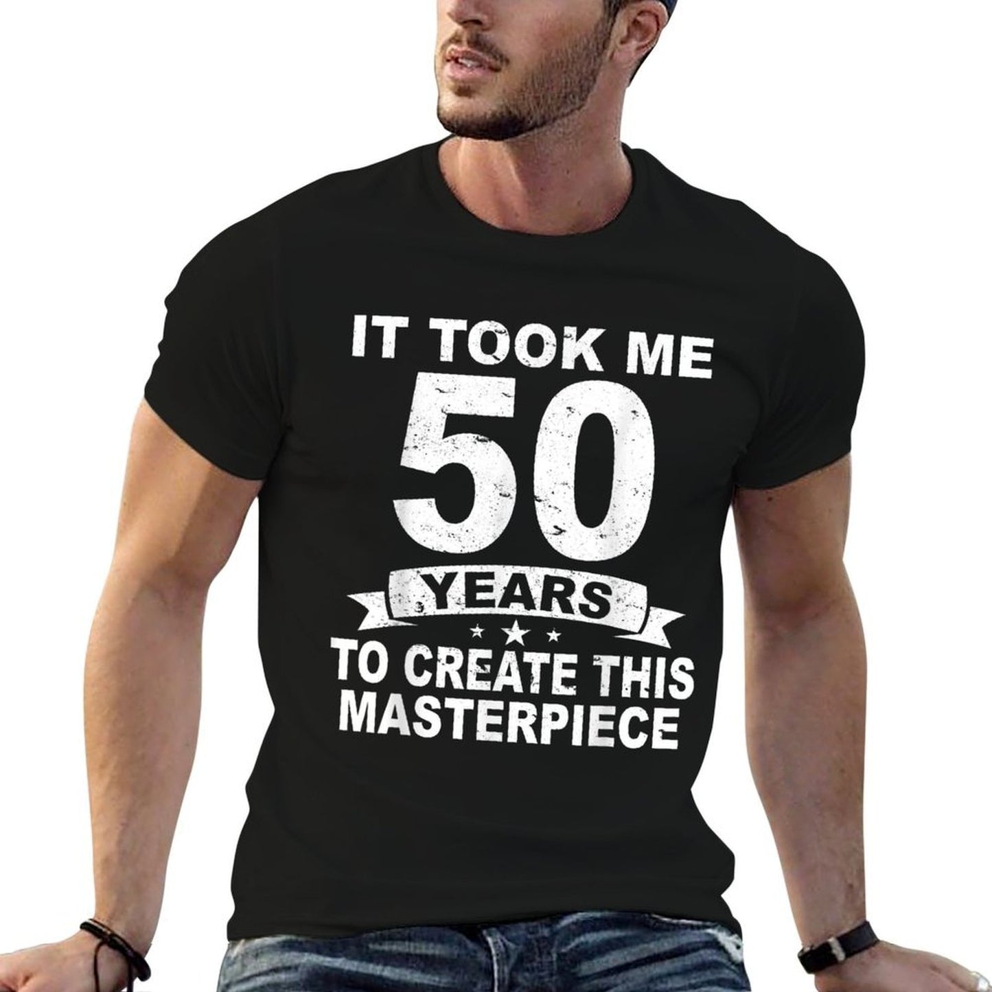 50th Birthday Saying Birthday 50th Birthday High-quality Stitching T-Shirt