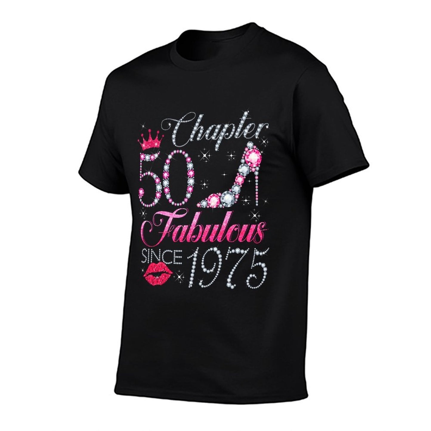 Chapter 50 Fabulous Since 1975 50Th Birthday Gift For Women Trendy Pattern T-Shirt