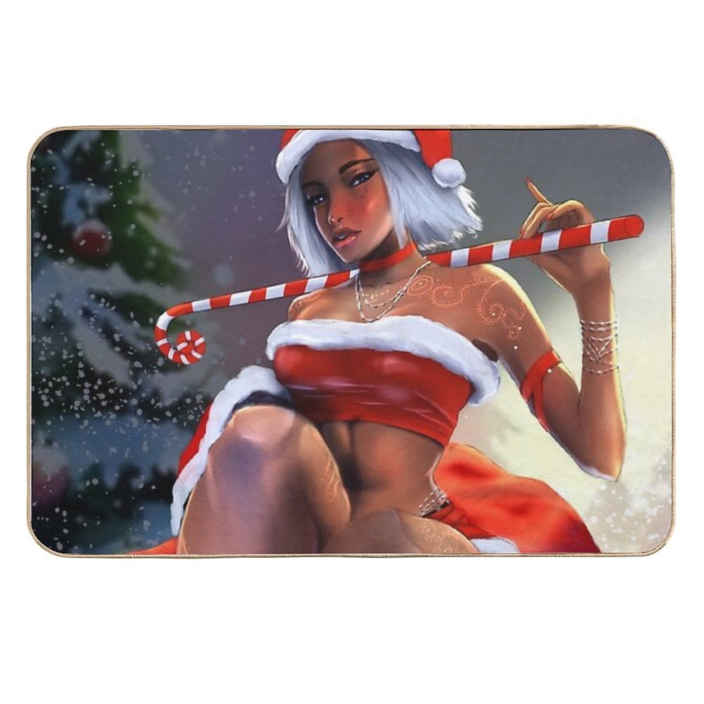 Chrismas Joy Eco-Friendly Bath Mat