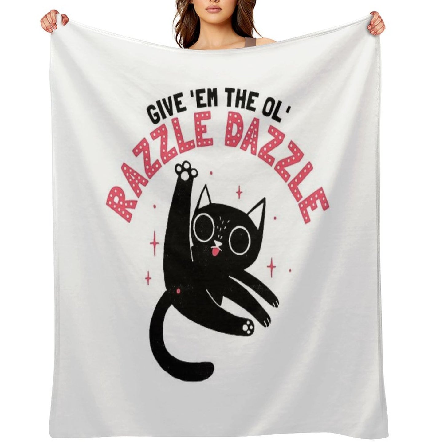 The Ol' Razzle Dazzle Sustainable Throw Blanket