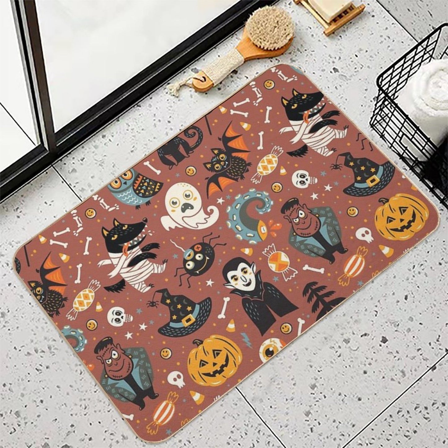 Happy Halloween Eco-Friendly Bath Mat