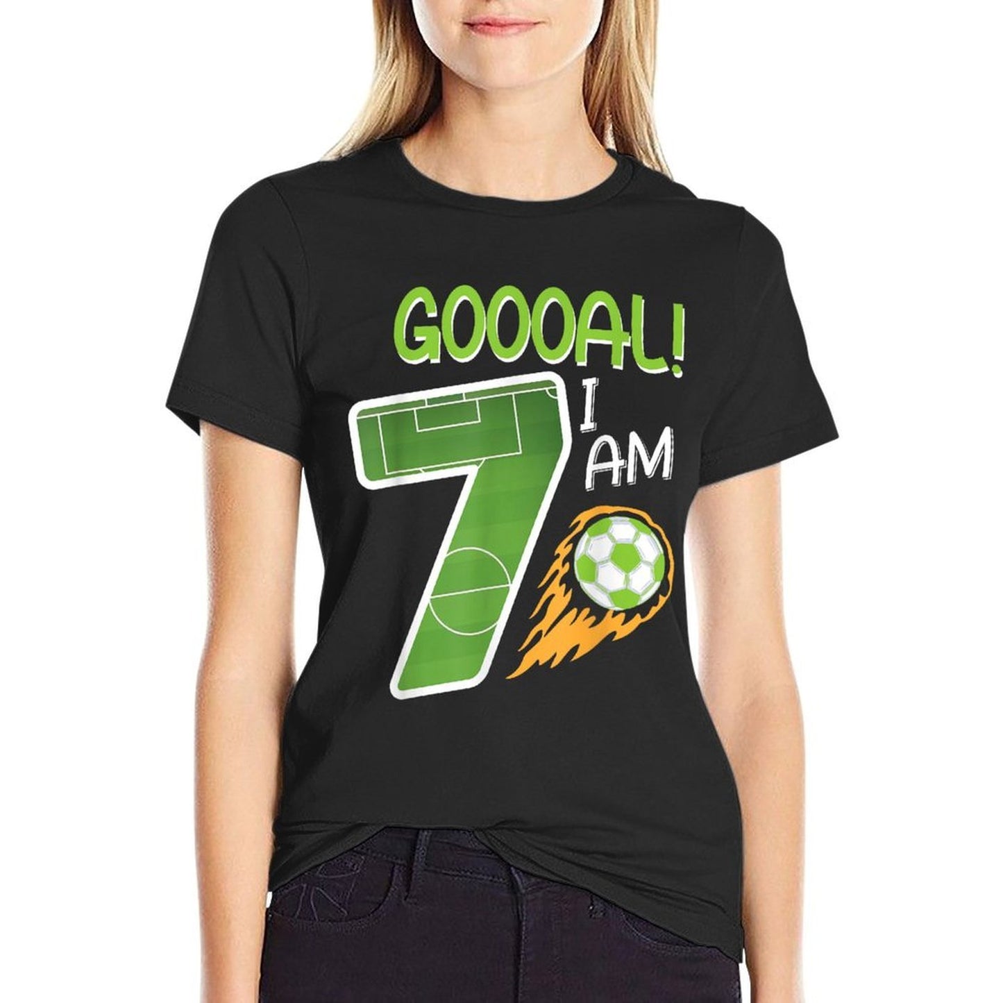 Soccer I'm 7 Years Old Boy Birthday  Odor-resistant T-Shirt