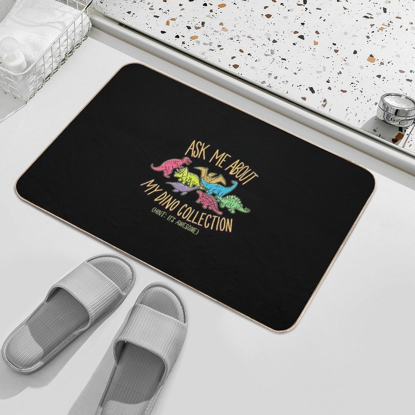 Dino Collection Toxin-Free Bath Mat