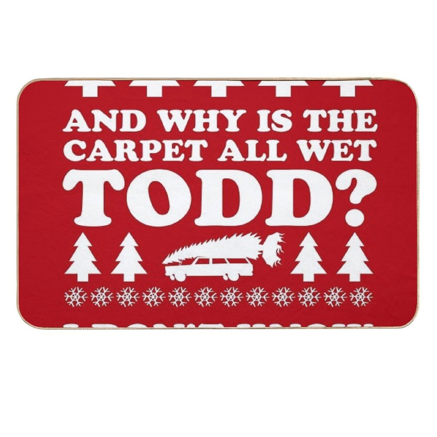 Soggy Christmas Multi-Purpose Bath Mat