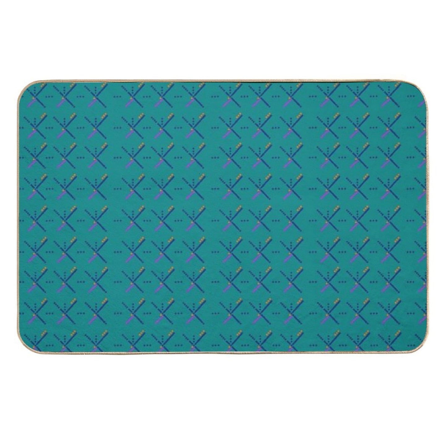 PDX Portland Airport Carpet Long-Lasting Bath Mat