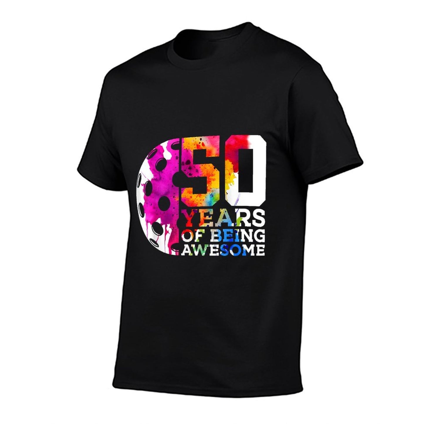 50 YEARS OF BEING AWESOME PICKLEBALL 50TH BIRTHDAY Eco-friendly Material T-Shirt