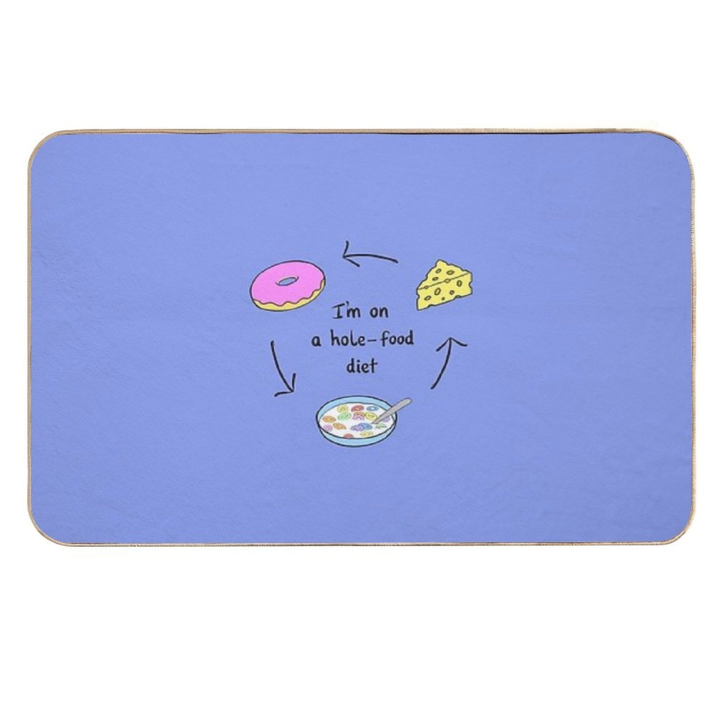 I’m on A Hole Food Diet High-Traffic Bath Mat