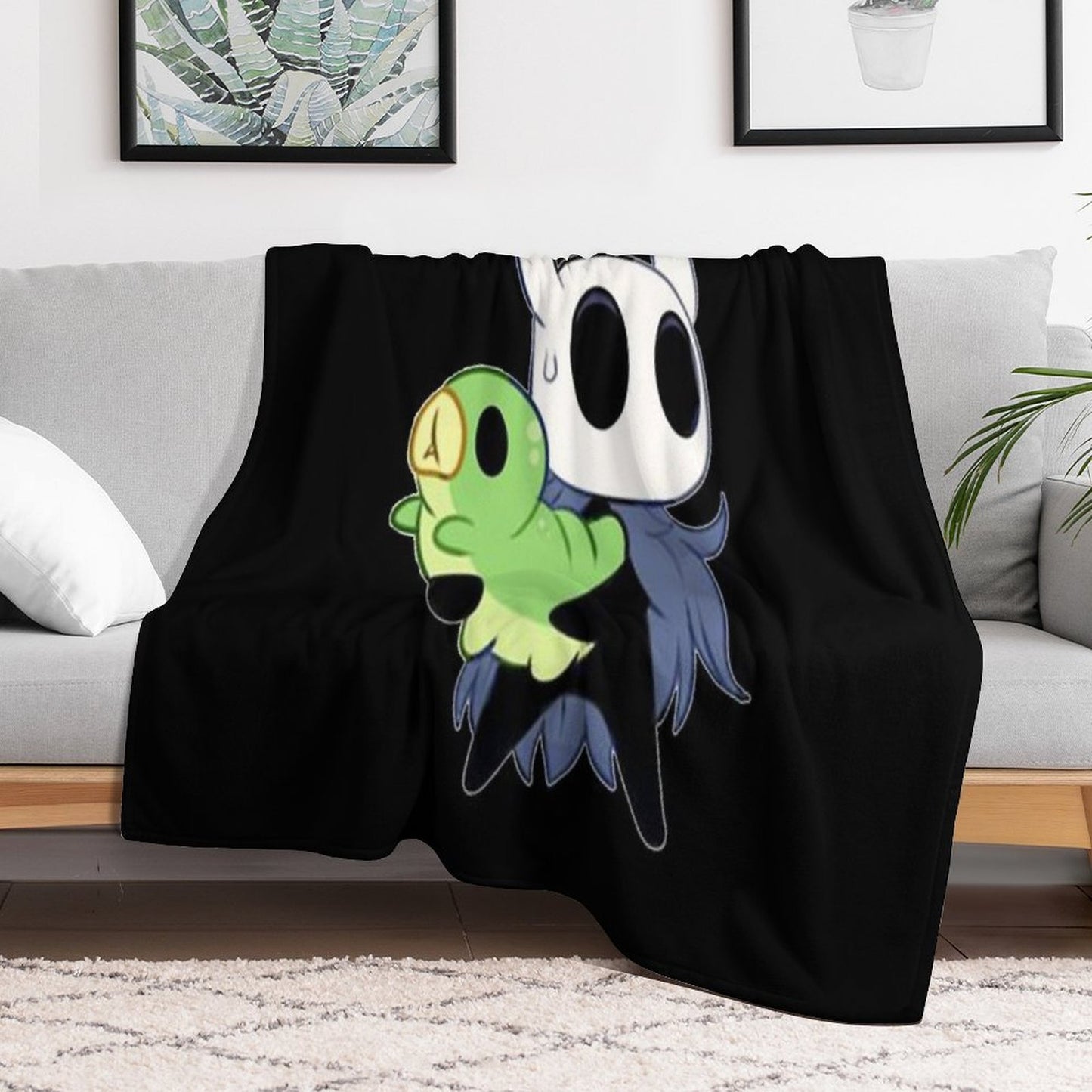 Hollow Knight - The Knight Lightweight Throw Blanket