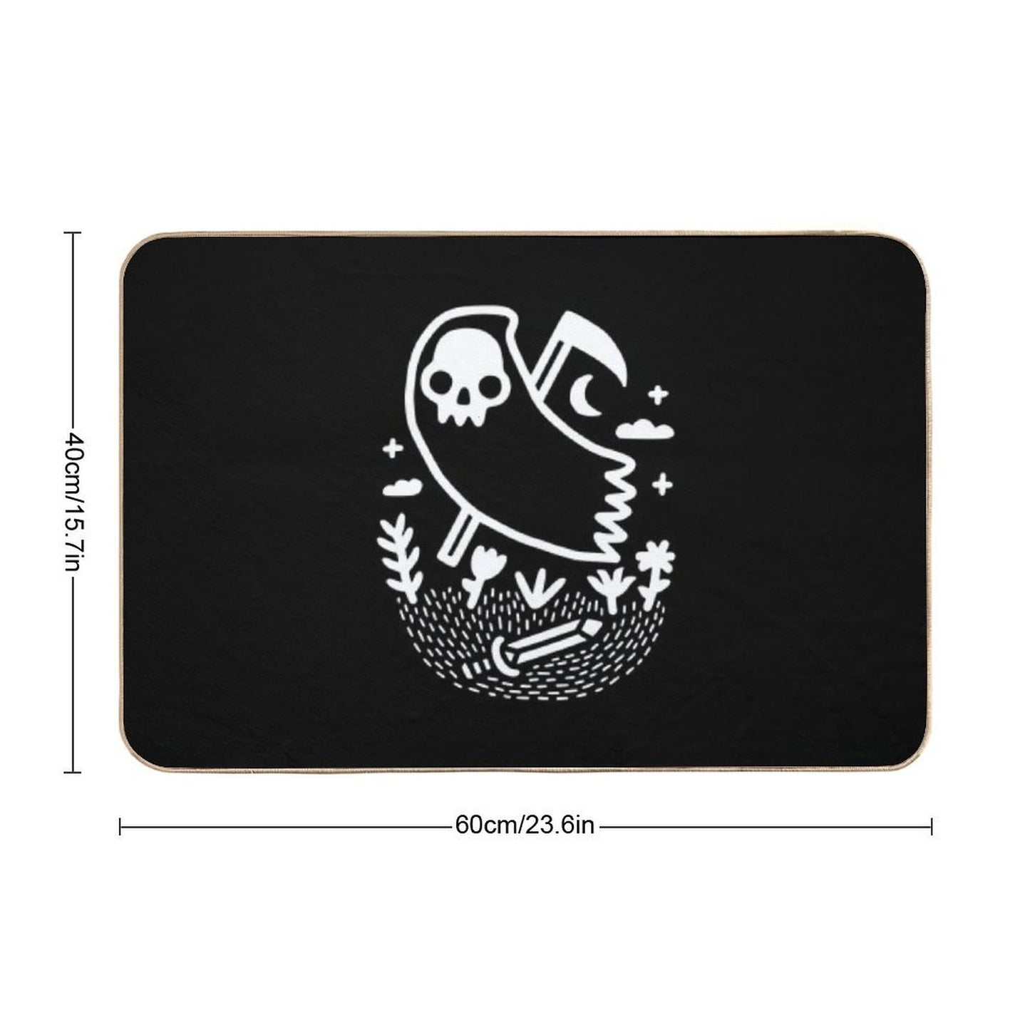 Another Grim Night Eco-Friendly Bath Mat