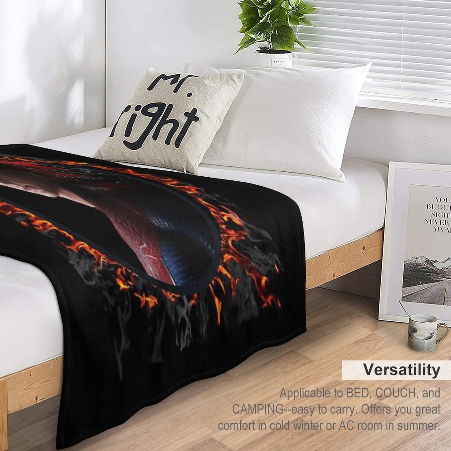 Andrew Garfield Spiderman Lightweight Throw Blanket
