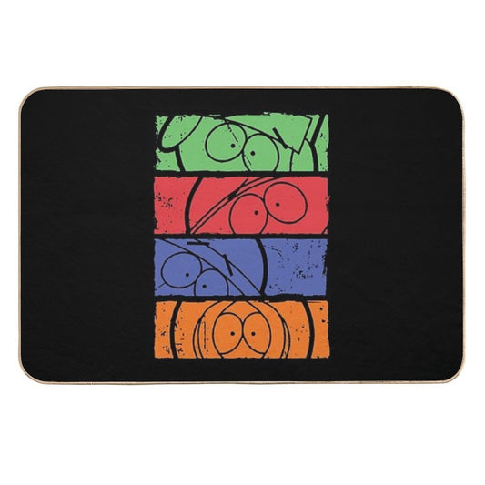 South Park Minimal Faces  Easy To Clean Bath Mat