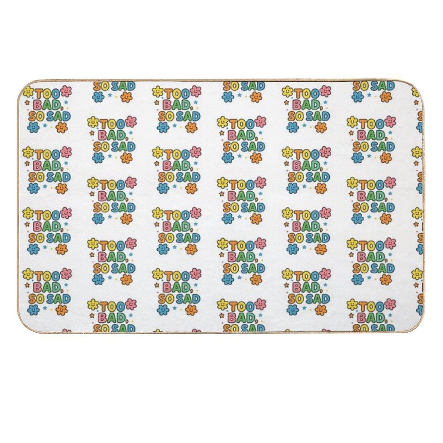 Too Bad, So Sad Absorbent Bath Mat