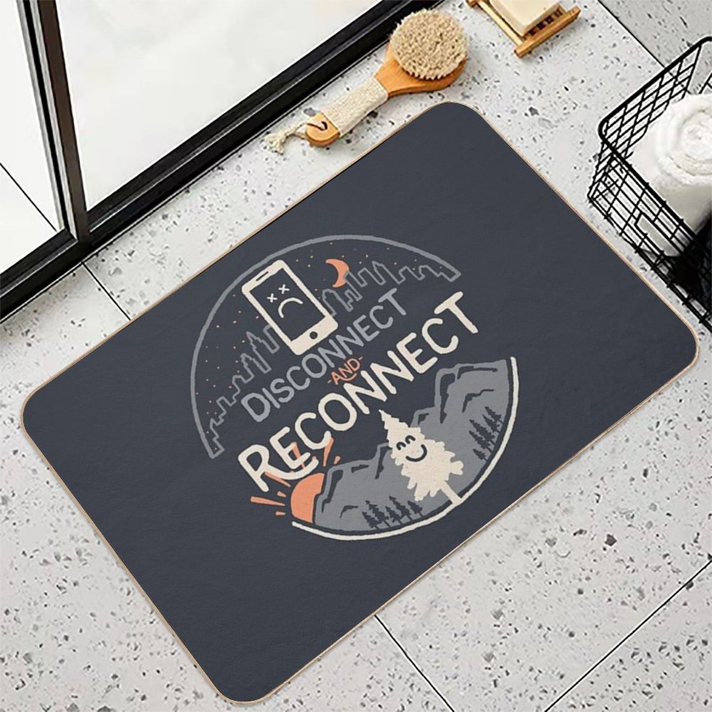 Reconnect Easy Maintenance Bath Mat