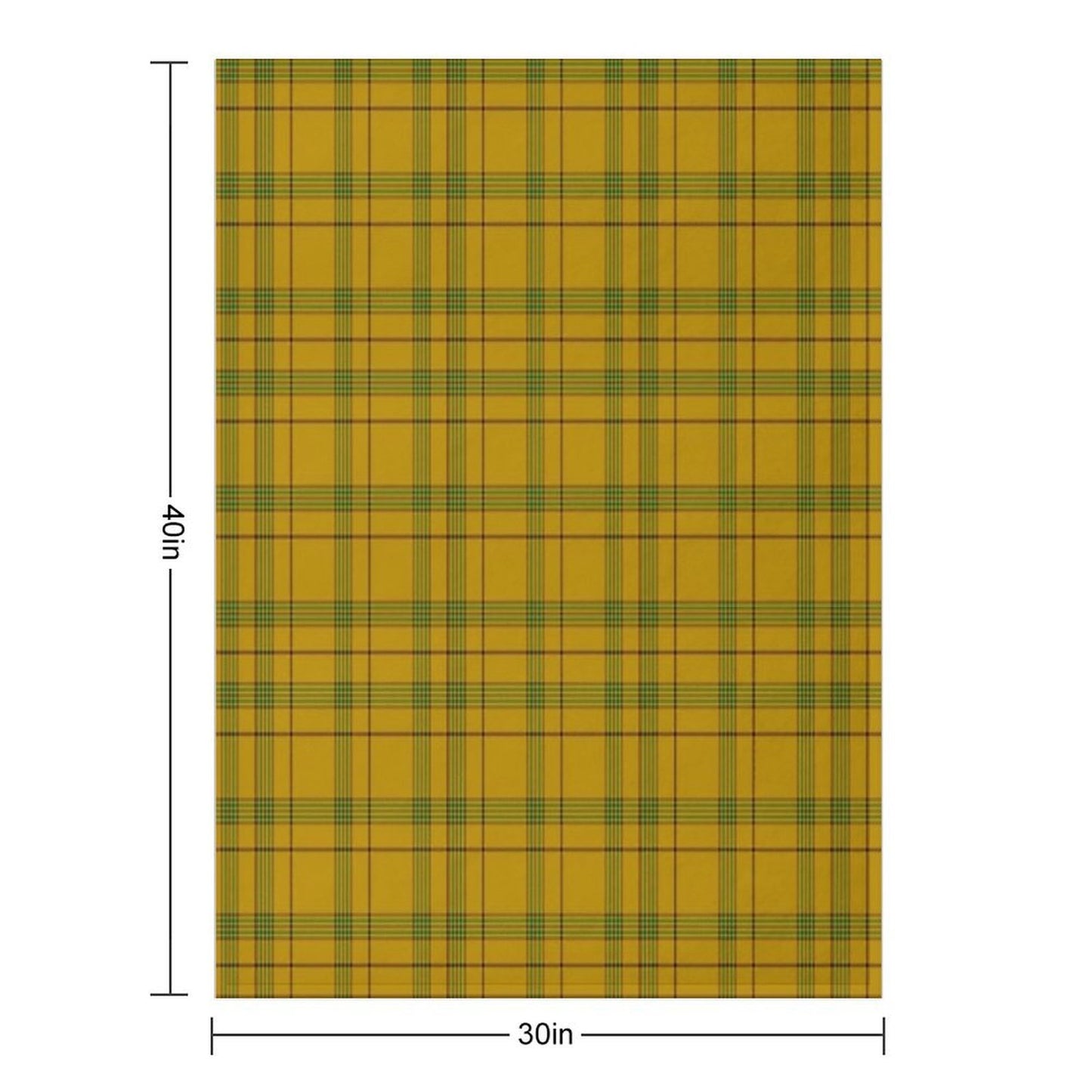 Clan Houston Tartan Easy Care Throw Blanket