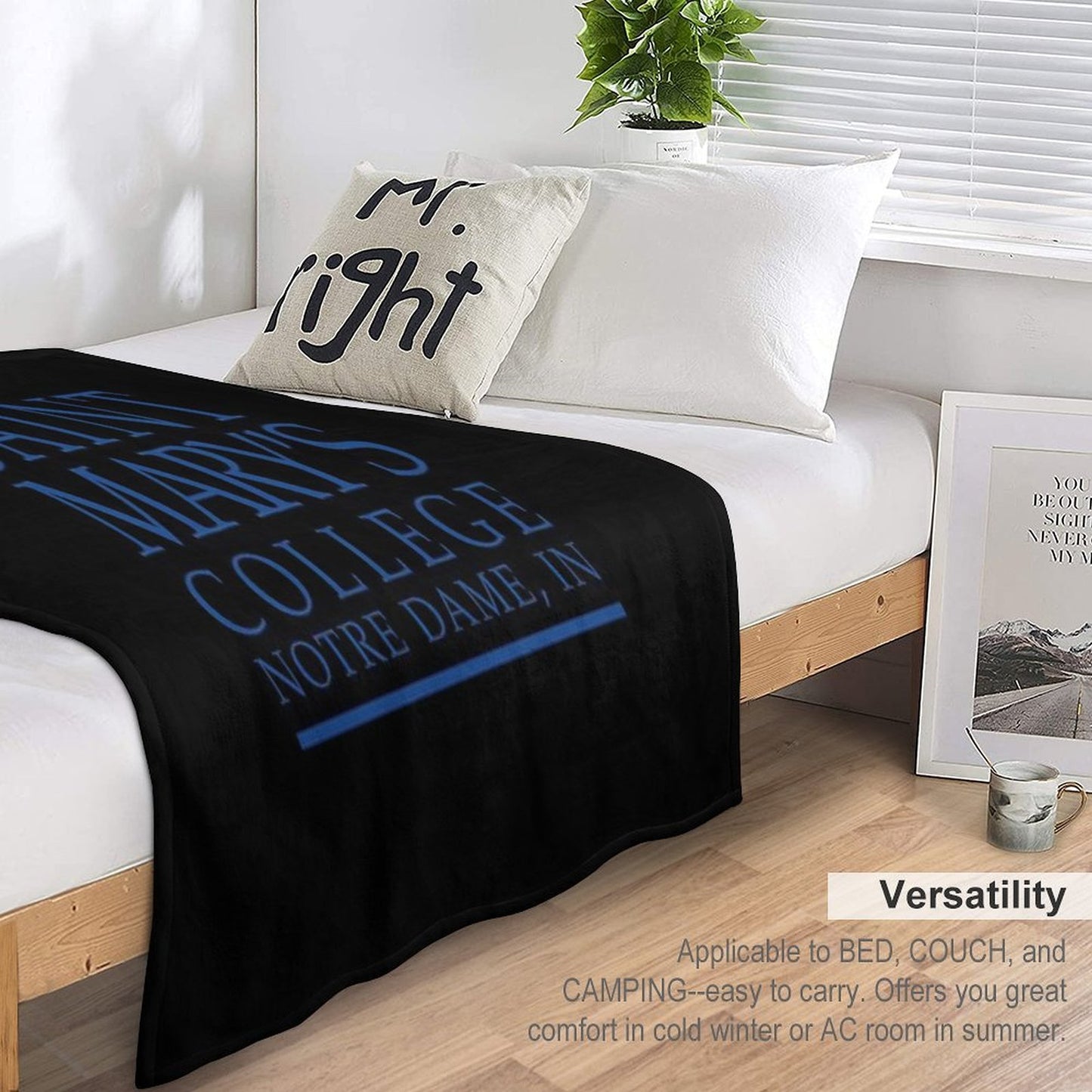Saint Mary's College-belles Durable Throw Blanket