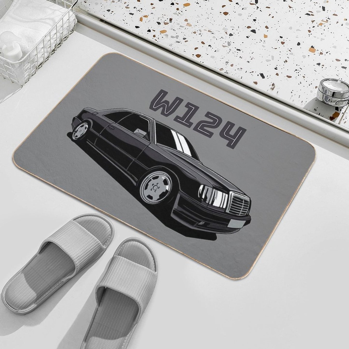 W124  High-Traffic Bath Mat