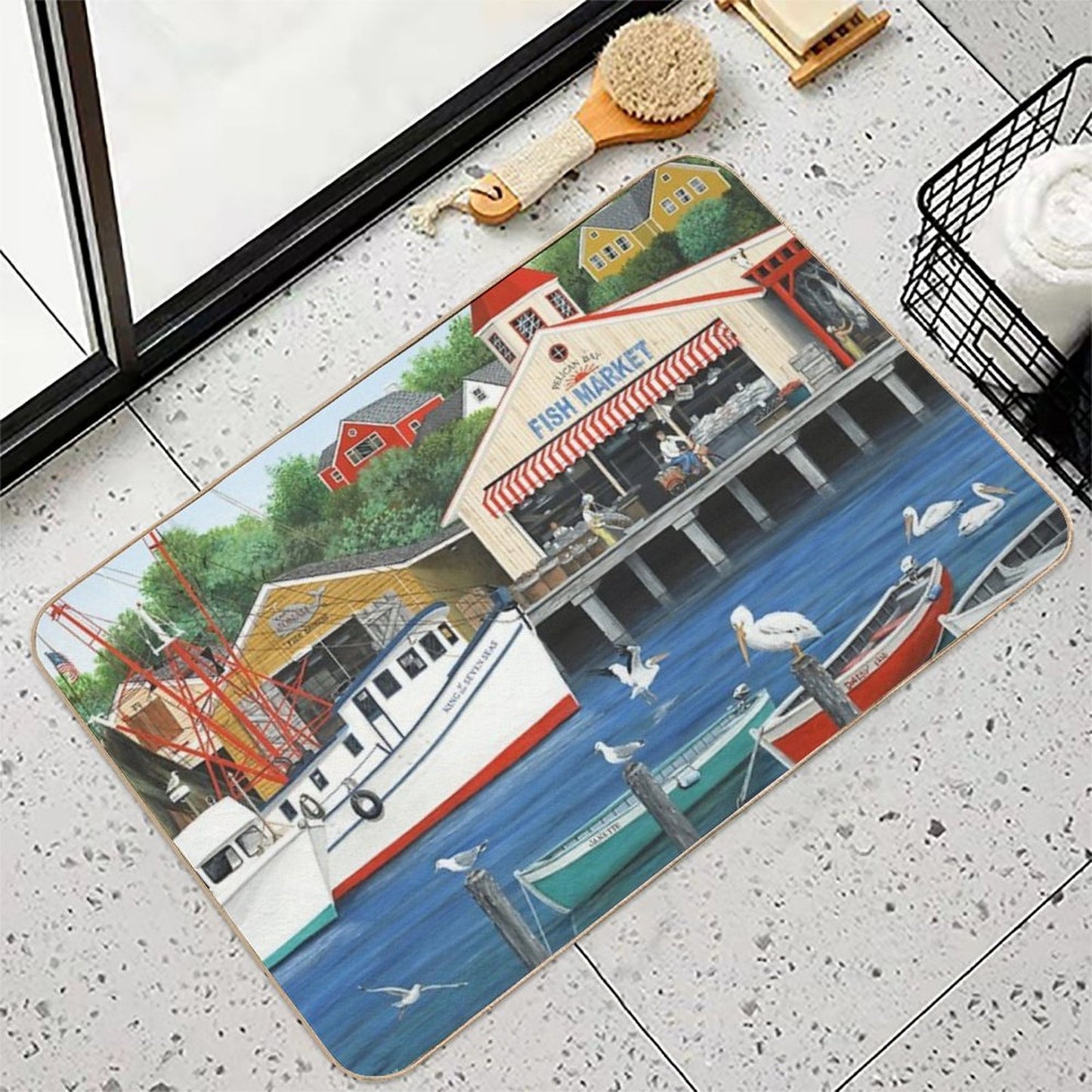 Pelican Bay Anti-Trip Bath Mat