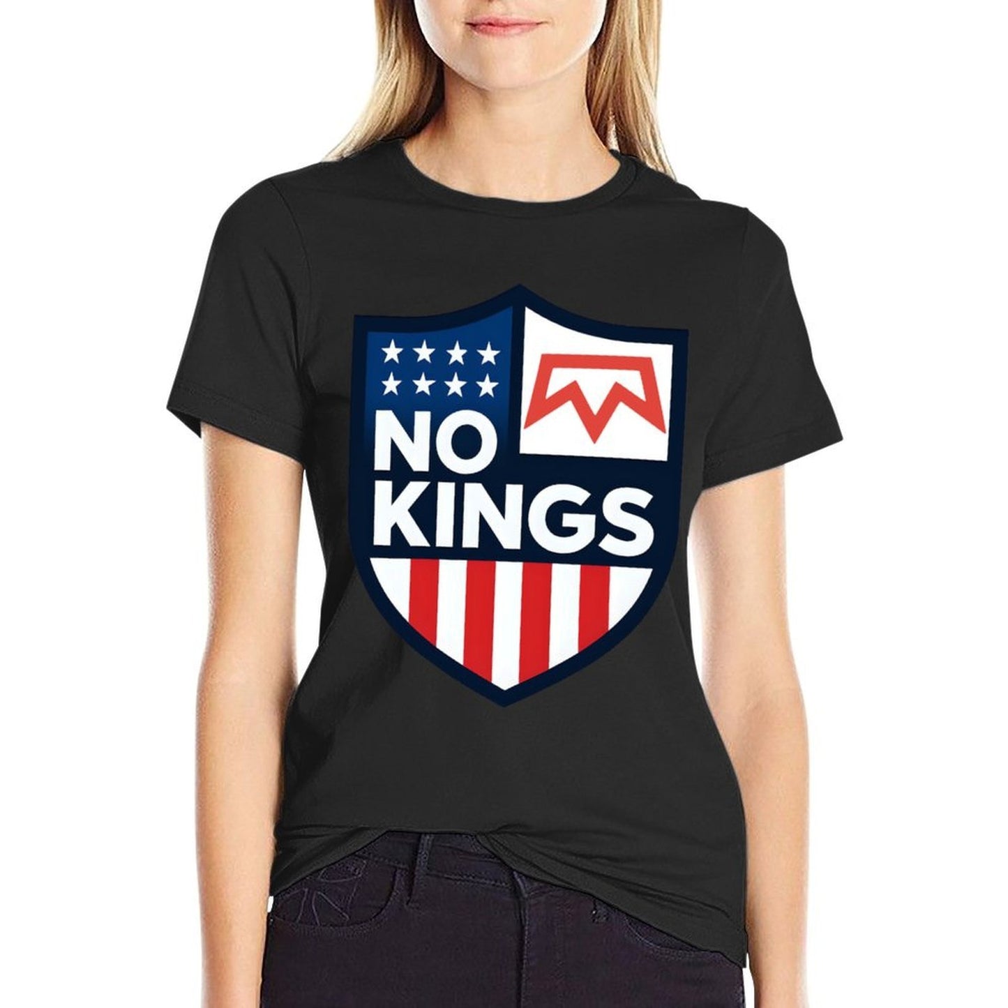 No Kings Patriotic Vintage-inspired T-Shirt
