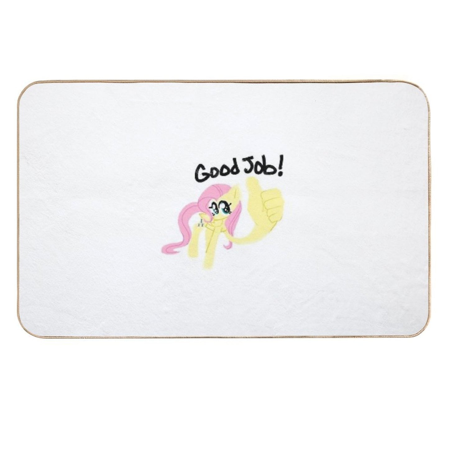 Fluttershy Good Job! Easy To Clean Bath Mat