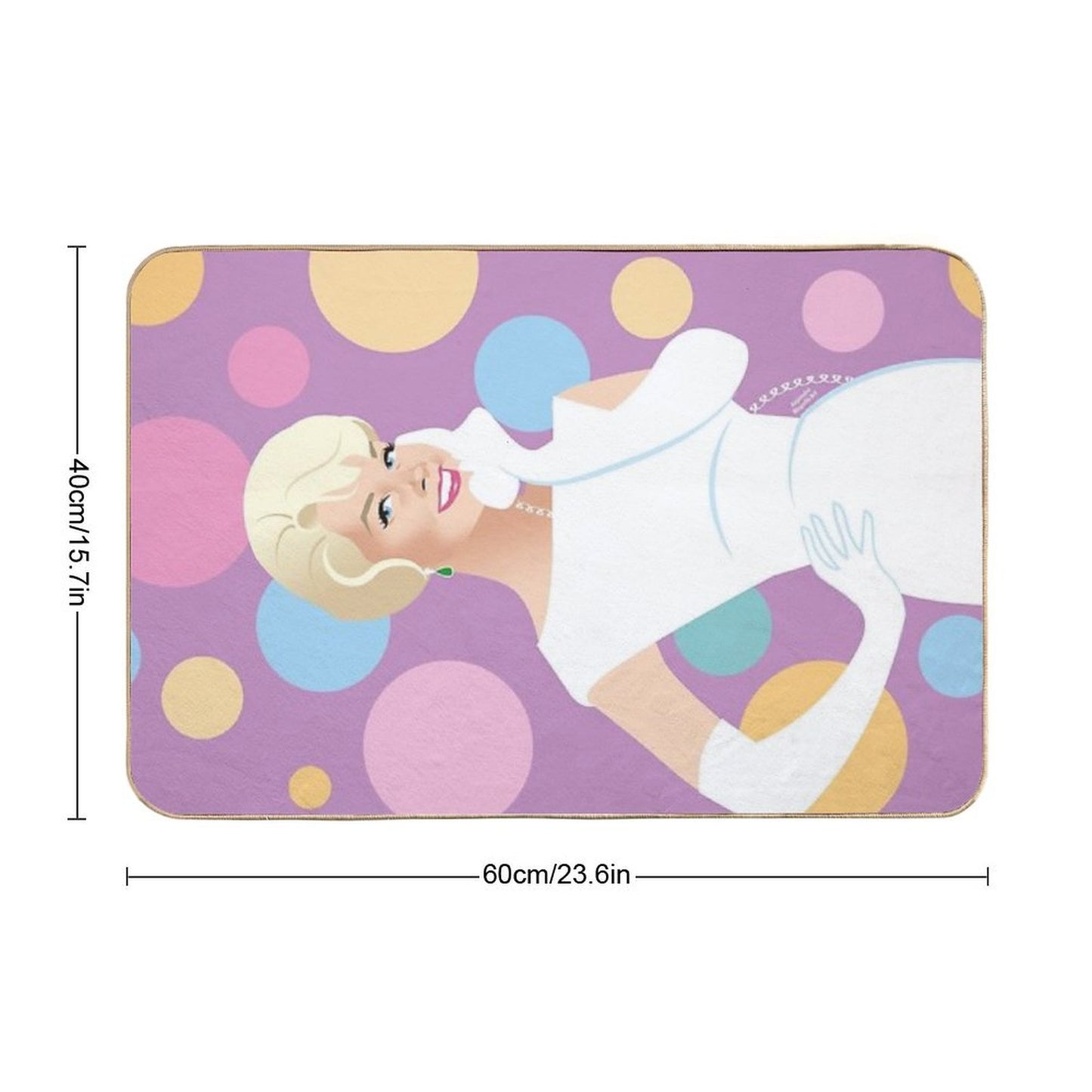 Hello Stain-Proof Bath Mat