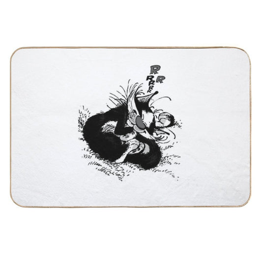 Women Men Spirou Marsu More Then Awesome  Slip-Resistant Bath Mat