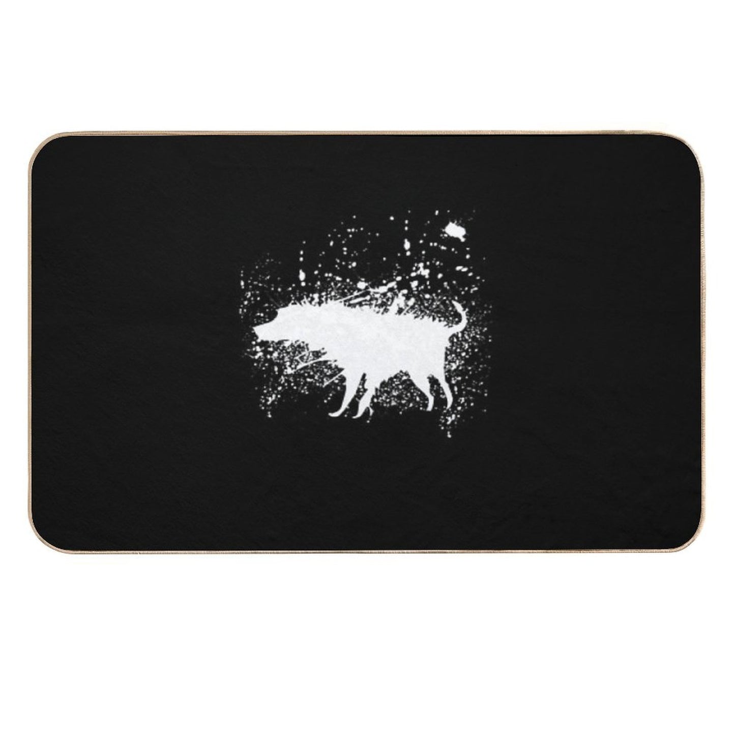 Banksy Splash Dog Versatile Bath Mat