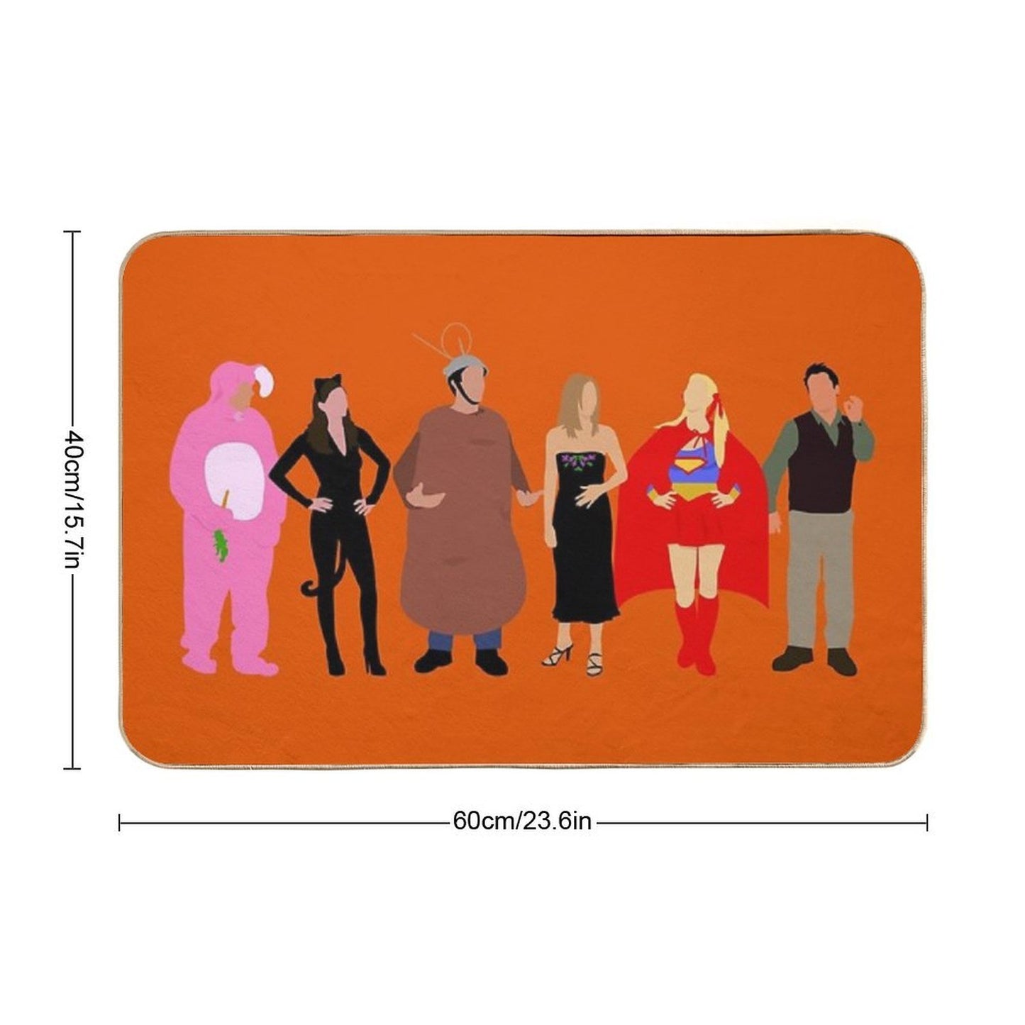 The One With Halloween Costumes Multi-Purpose Bath Mat