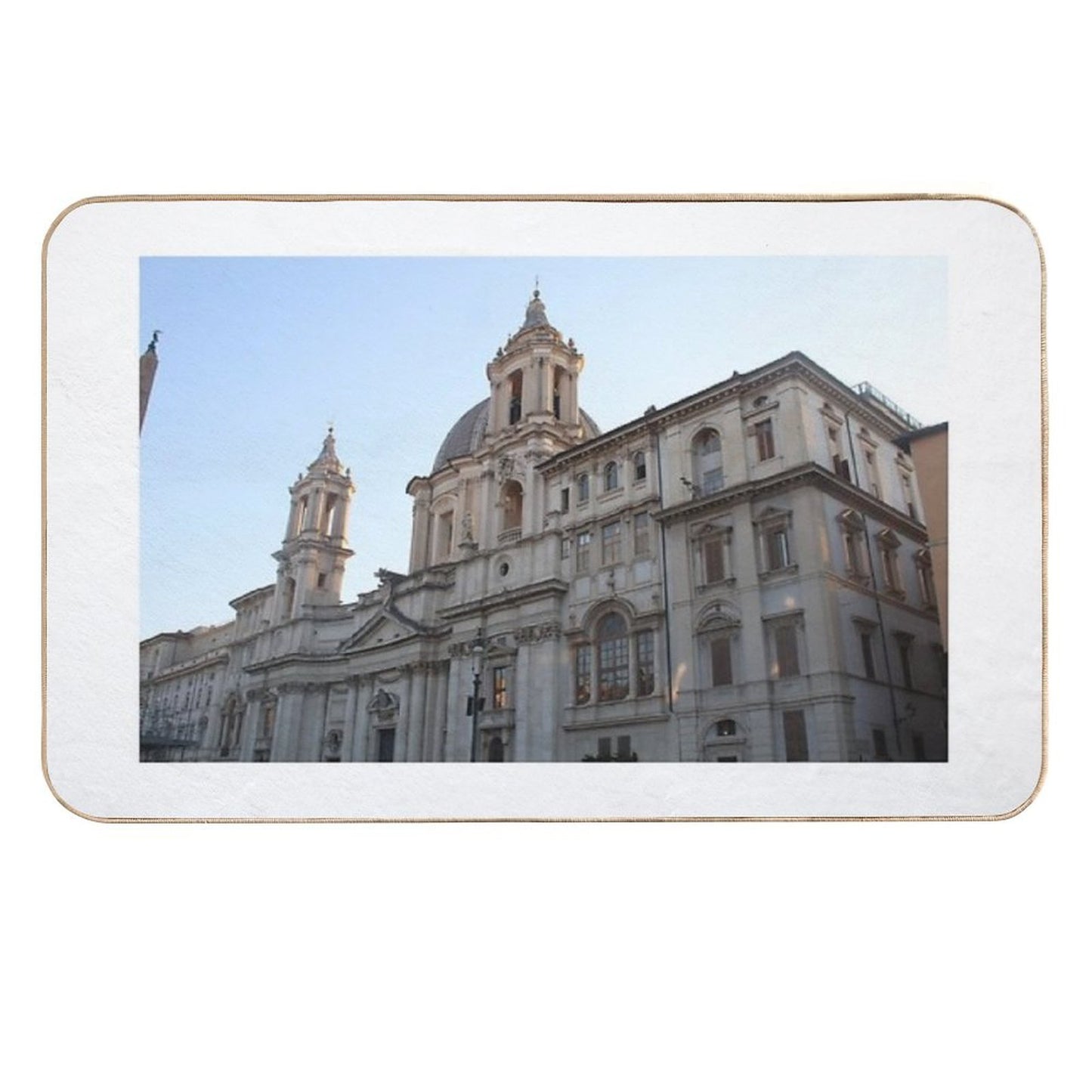 Church of Sant'Agnese in Agone in Rome Rapid-Drying Bath Mat