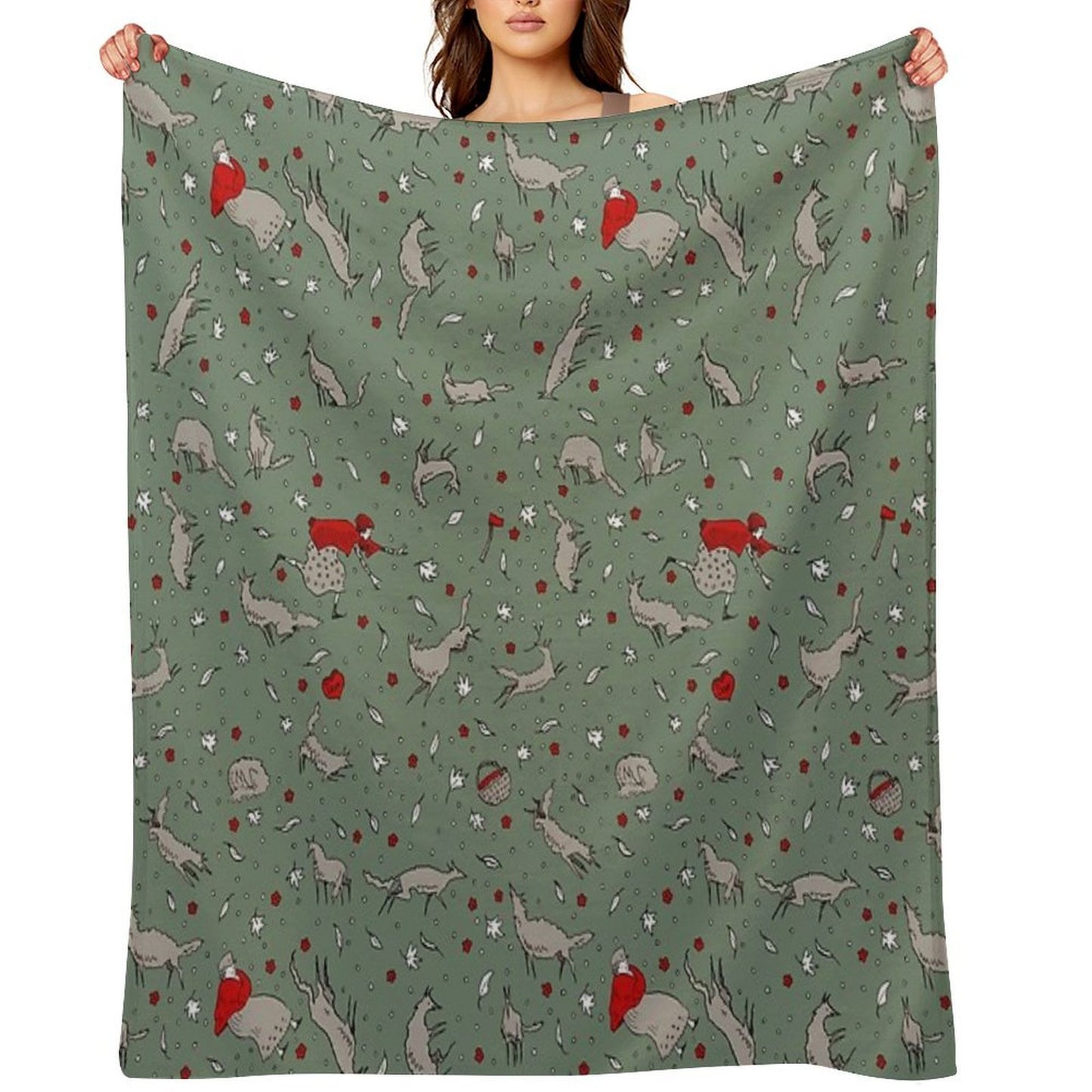 All The Wild Wolves... Durable Throw Blanket