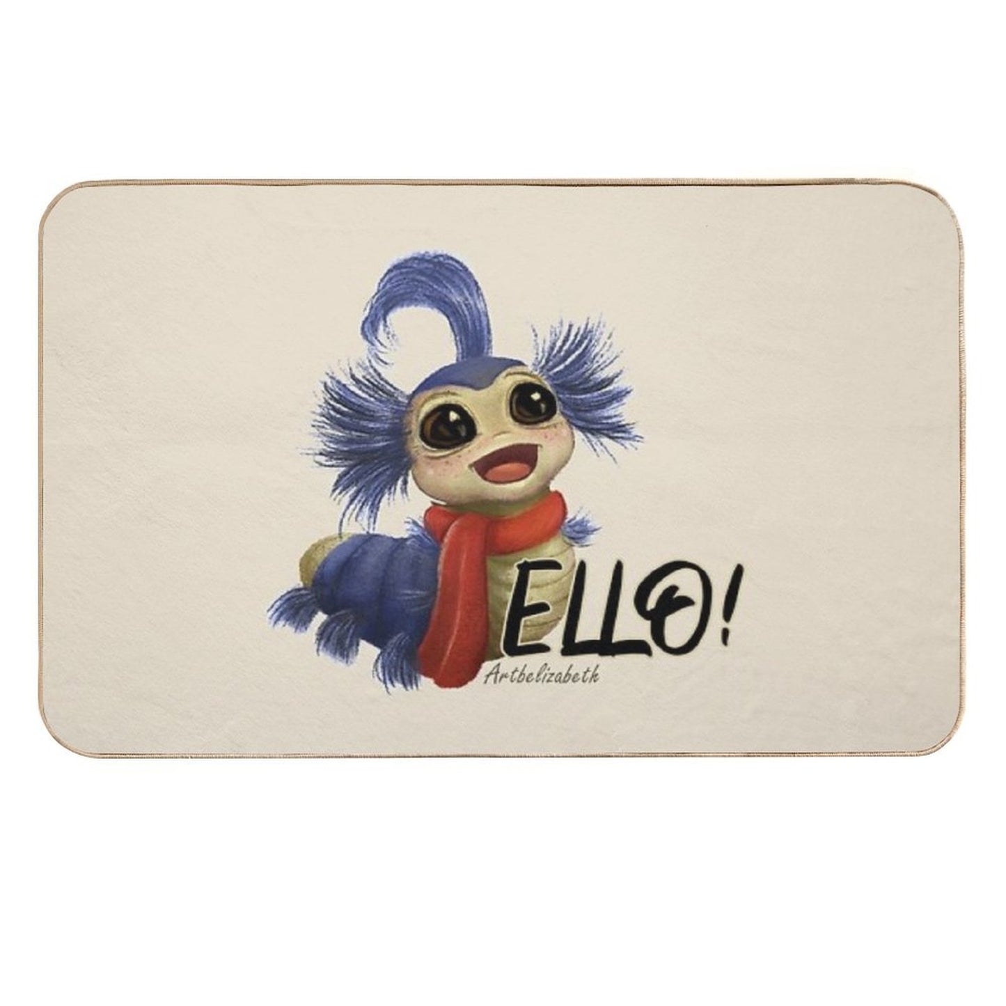 Labyrinth Worm Toxin-Free Bath Mat