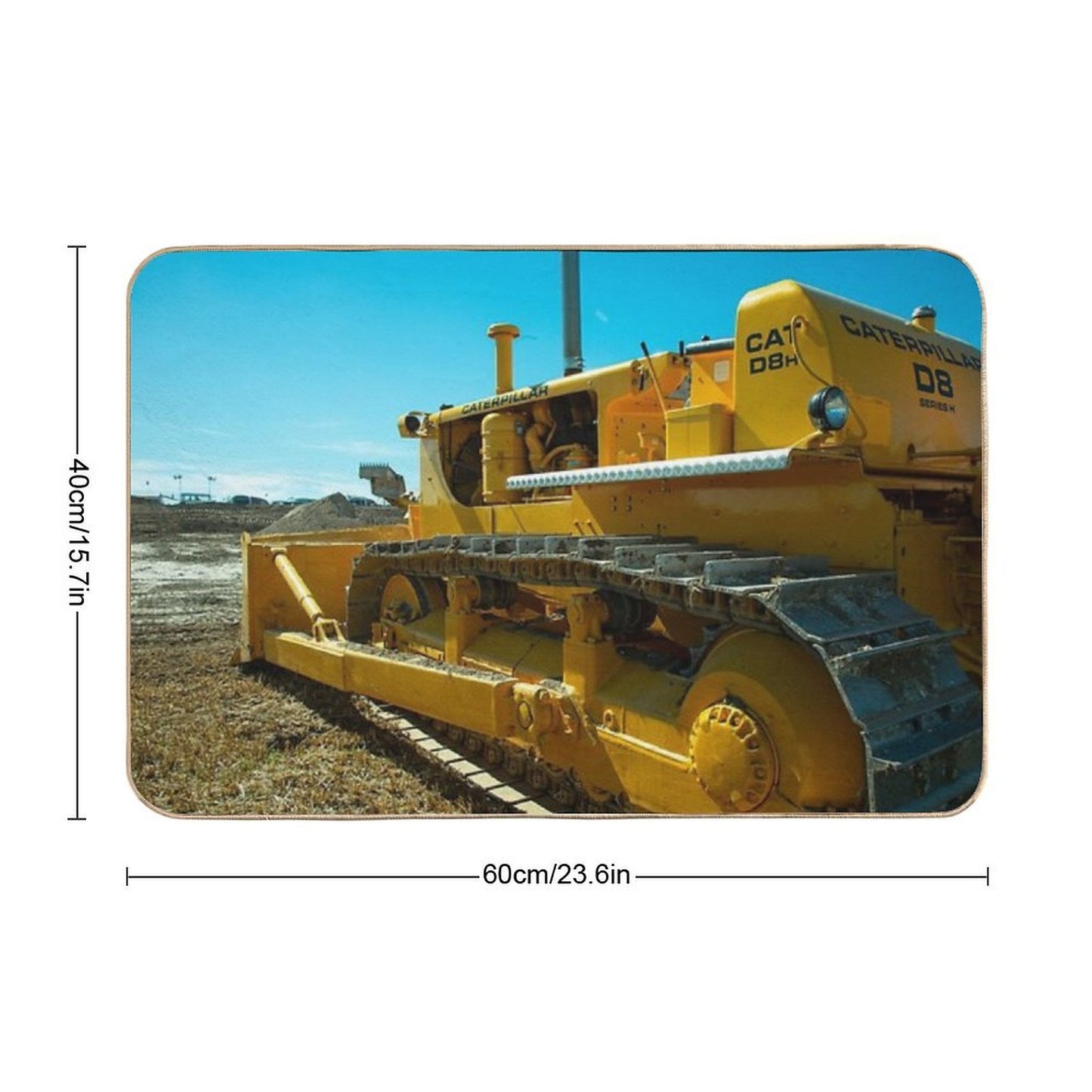 Dozer D8h Easy To Clean Bath Mat