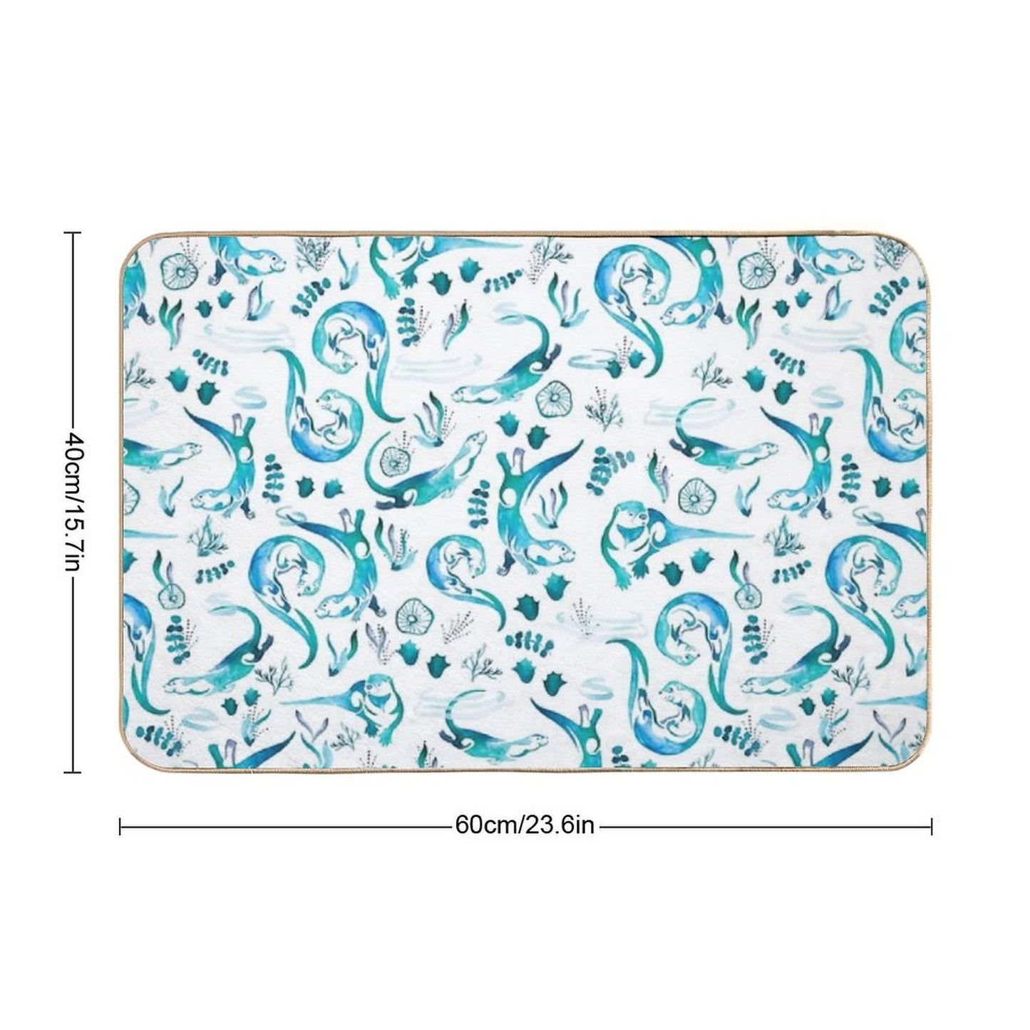 Otterly Adorable Rapid-Drying Bath Mat