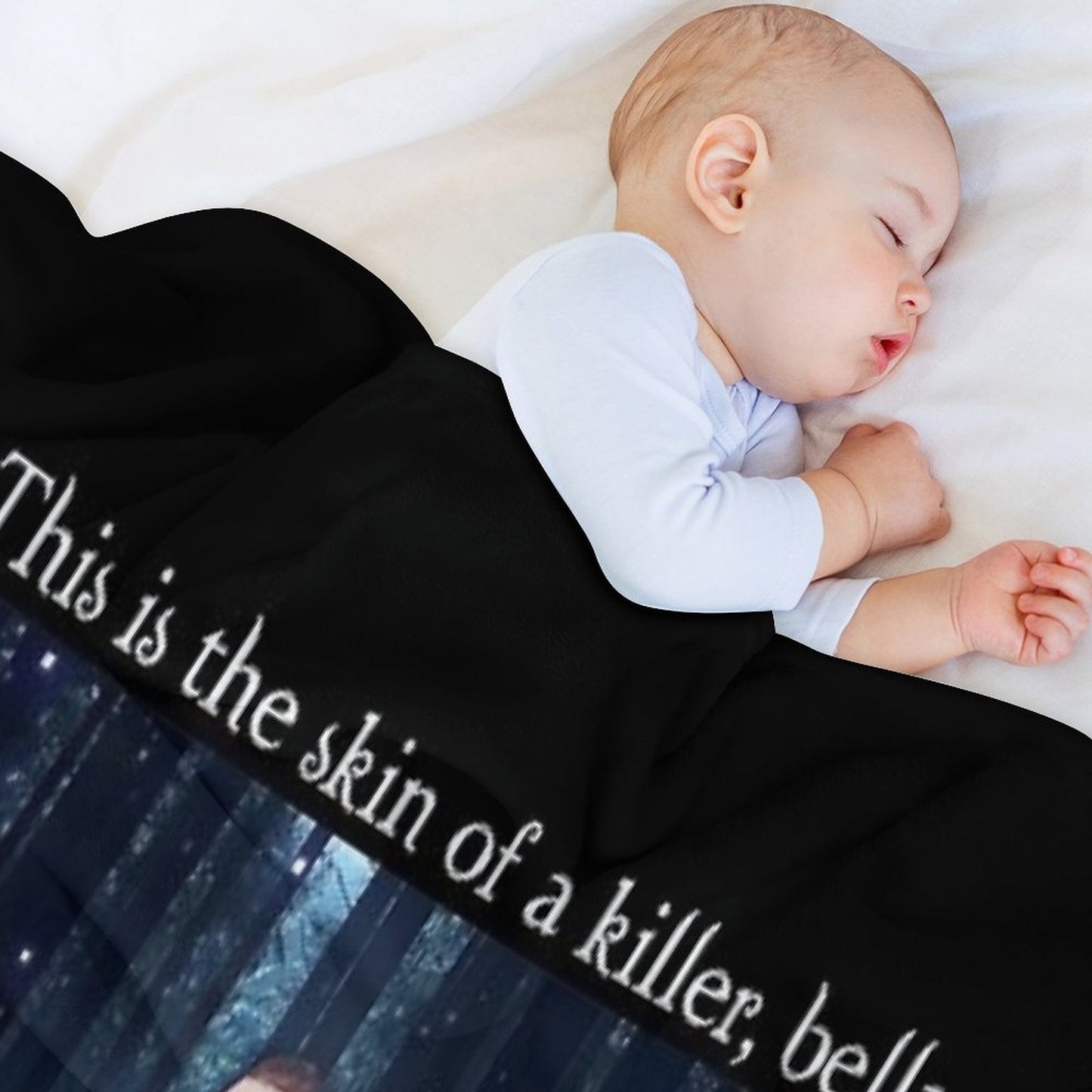 This Is The Skin Of A Killer Bella Meme Essential Plush Throw Blanket