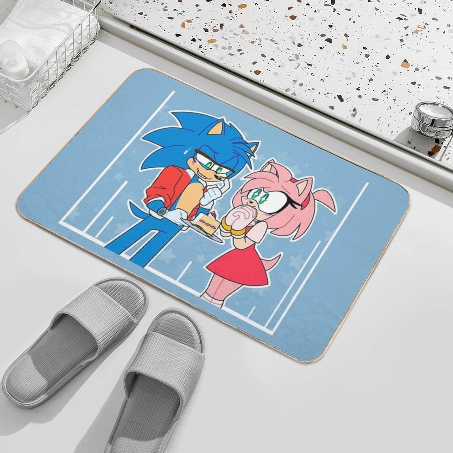 SONAMY MELTDOWN Slip-Resistant Bath Mat