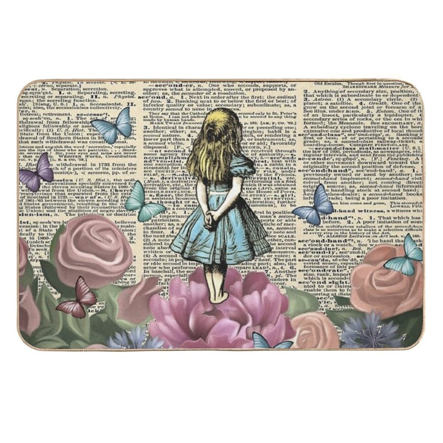Alice In Wonderland - Wonderland Garden Slip-Resistant Bath Mat