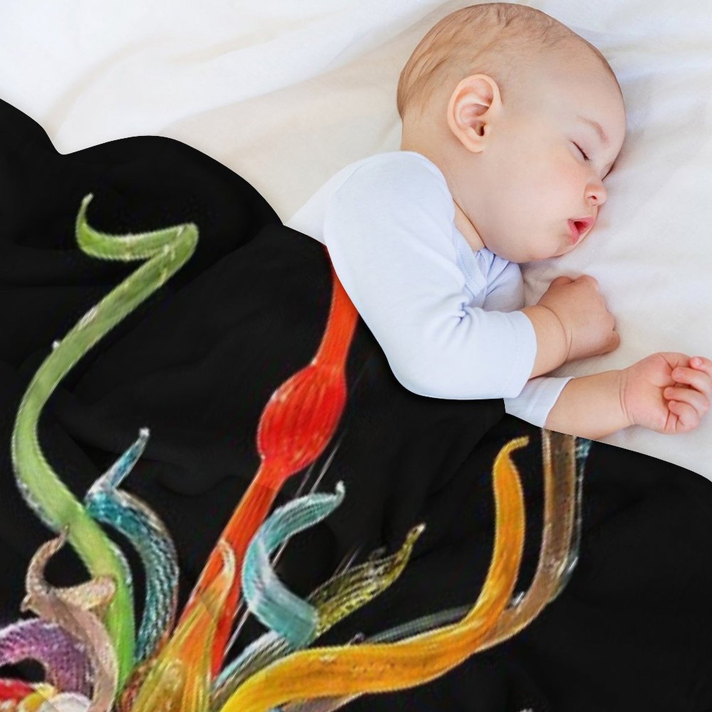 Chihuly Chandeliers Shrink-resistant Throw Blanket